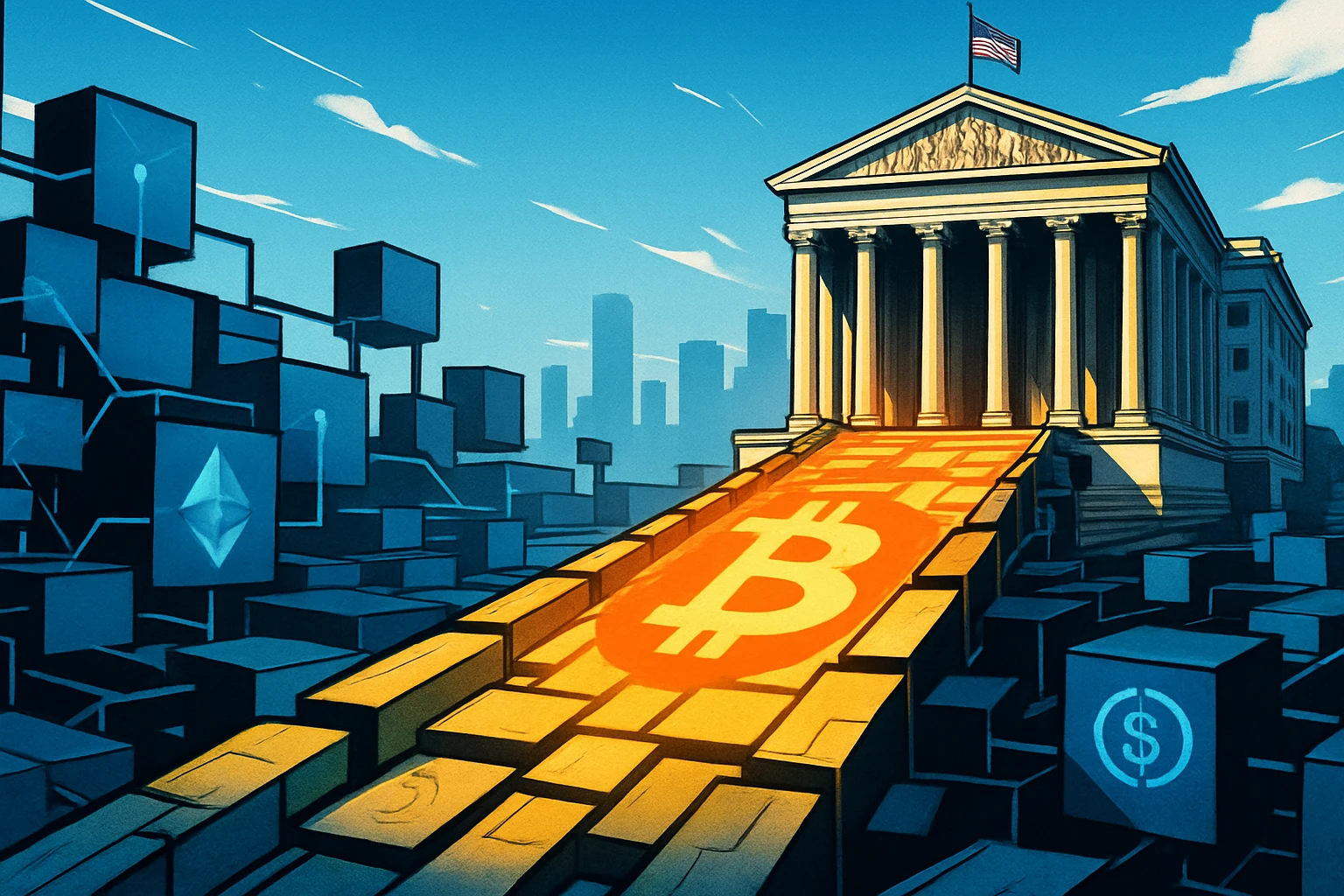 Die US-amerikanische CFTC kündigte die Freigabe von BTC, ETH und USDC als Marge und Sicherheit für Derivatekontrakte an